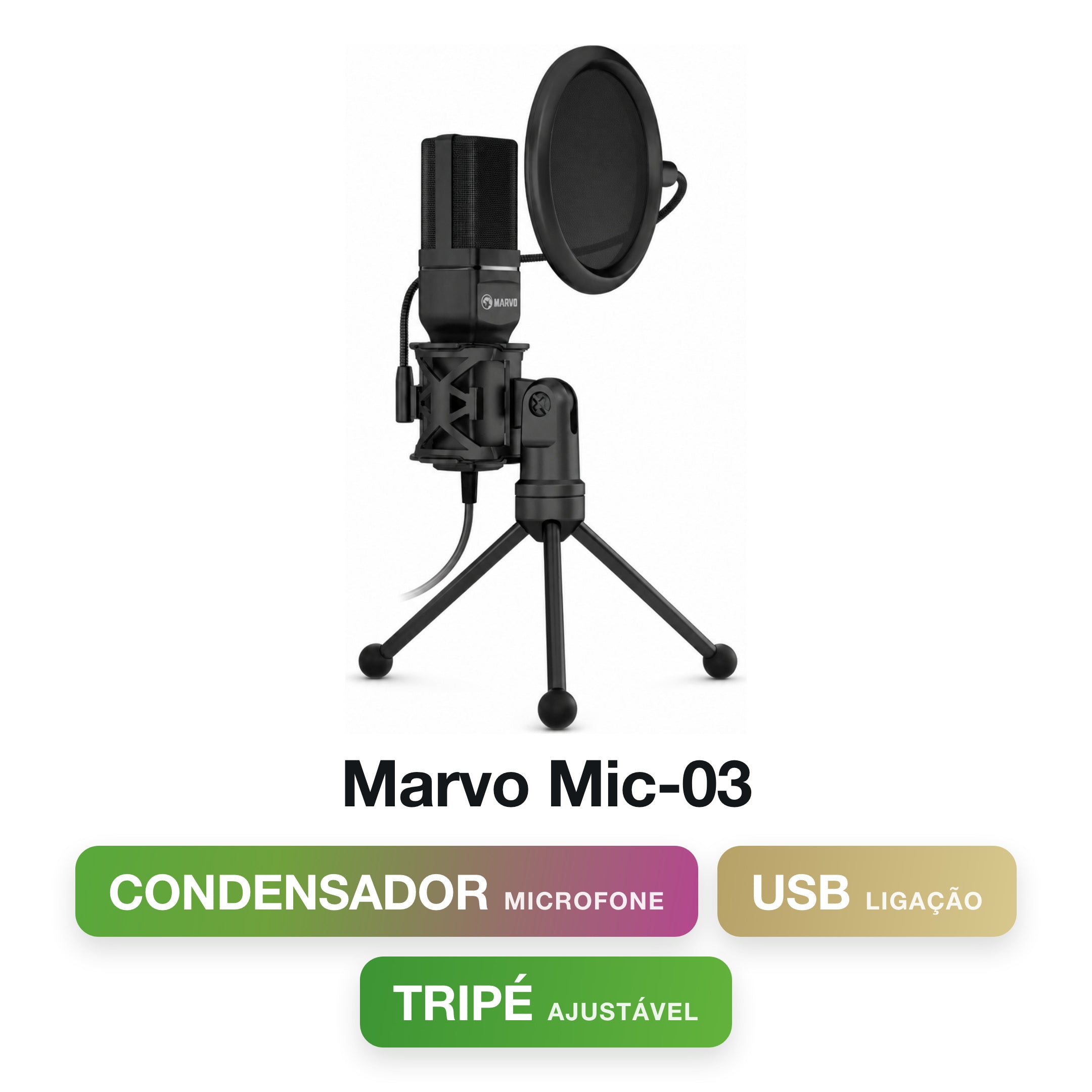 Marvo Mic-03 USB Gaming Mic
