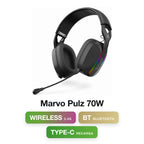 Marvo Pulz 70W BK Wireless / Bluetooth / Type-c / USB Gaming Headset