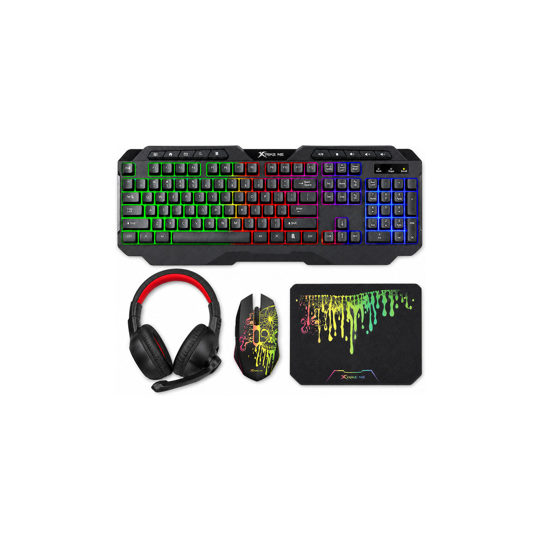 Xtrike-Me CMX-415 Membrane Gaming Combo