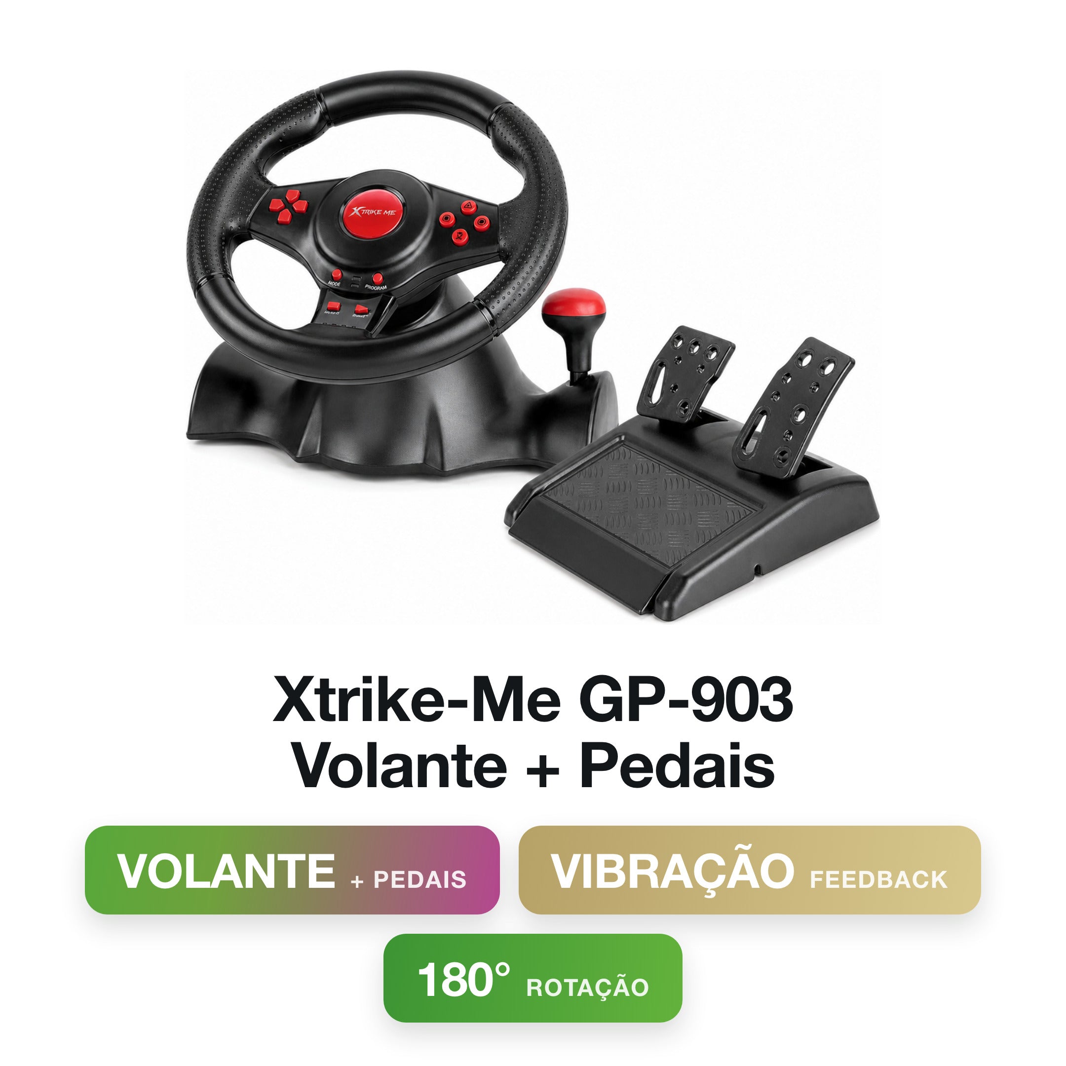 Xtrike-Me GP-903 Volante + Pedais