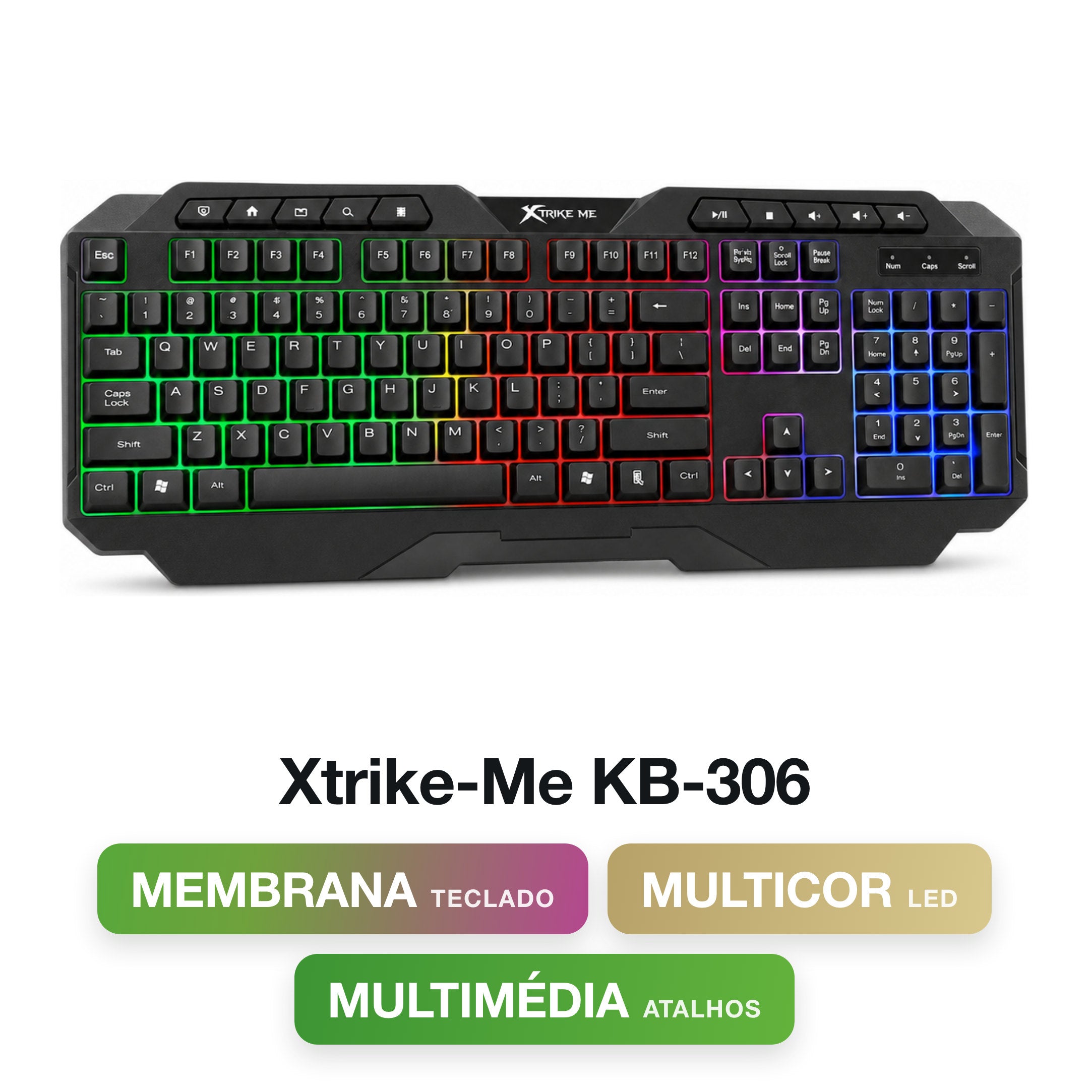 Xtrike-Me KB-306 Membrane Keyboard