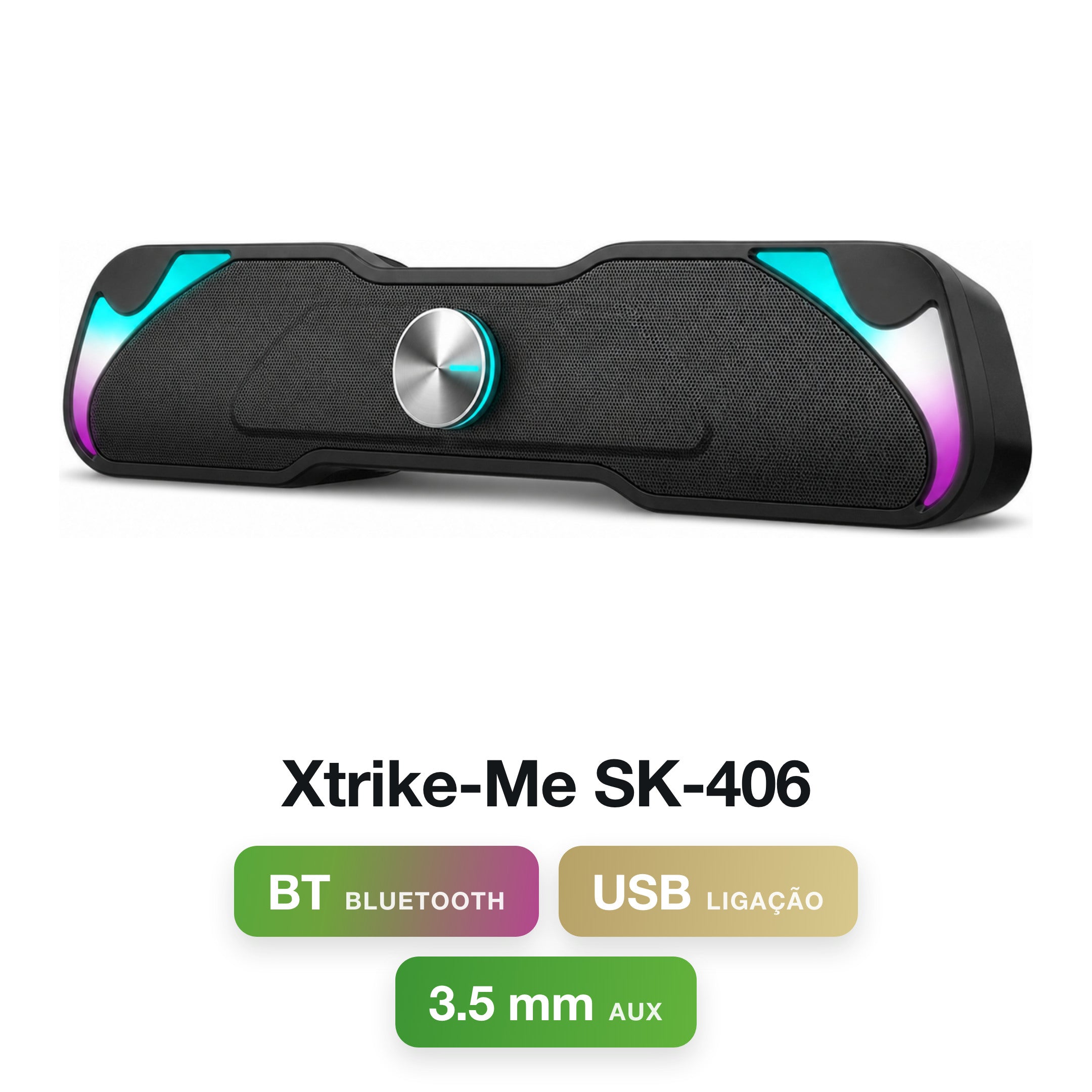 Xtrike-Me SK-406 USB + 3.5mm Soundbar